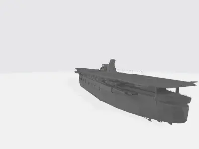 Yamamoto class carrier sunk in 1944 for 3d print 3D print model