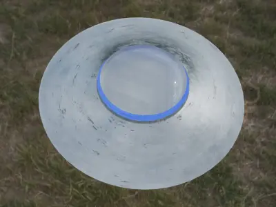 Flying Saucer Free 3D model