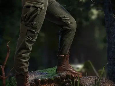 Zora - Jurassic Part Rebirth - Scarlett Johansson 3D print model
