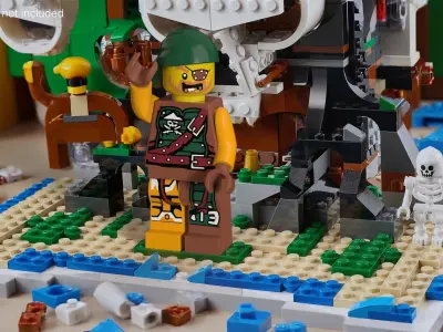 LEGO Minifigures Rigged for Cinema 4D Collection 3D model