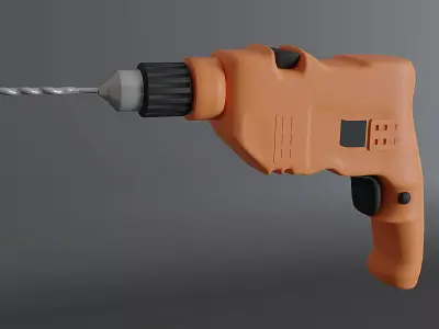 Drill Machine Free 3D model