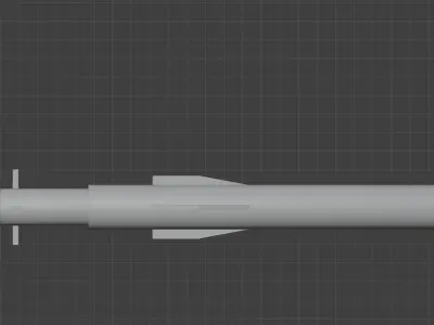 FGM-1 NLOS Stage 1 Low-poly 3D model