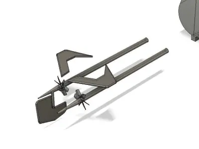 WWII Japanese Submarine I 201 3D print model