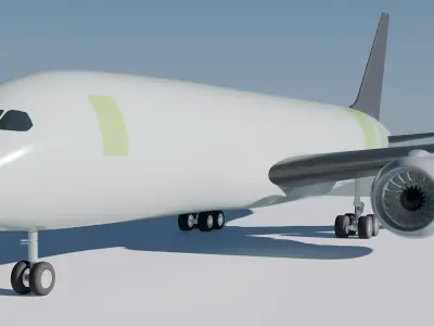 787-8 F Low-poly 3D model