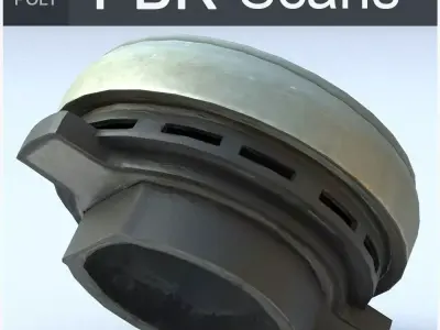 Clutch Bearing Luk Low Poly Low-poly 3D model