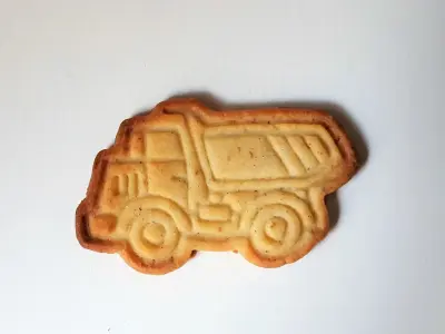 Dump truck cookie cutter 3D print model