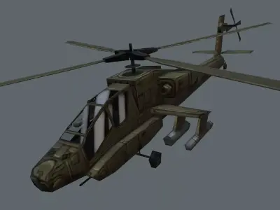 6 Military Vehicles - retro64 PSX and mobile style Low-poly 3D model