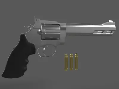 Revolver 3D 3D model purchase