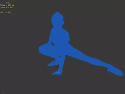 squats 3D model