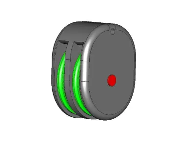 Large Dual Pulley 3D print model