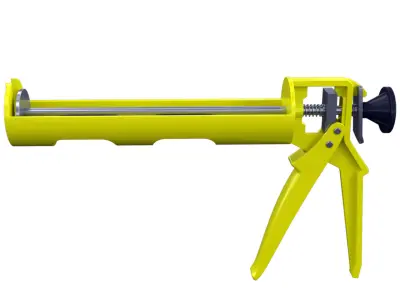 Silicone Gun 3D model get