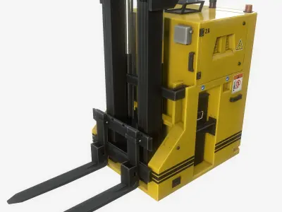 Automated Guided Vehicle Low-poly 3D model