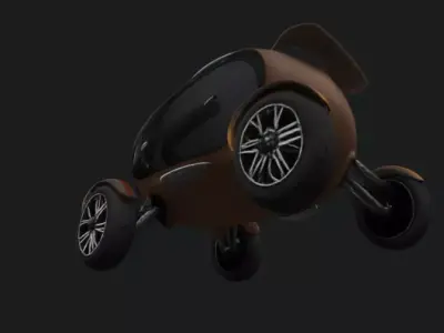 Advanced Hypercar Concept 3D model