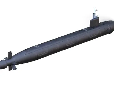 US Submarine Virginia SSN-774 3D model