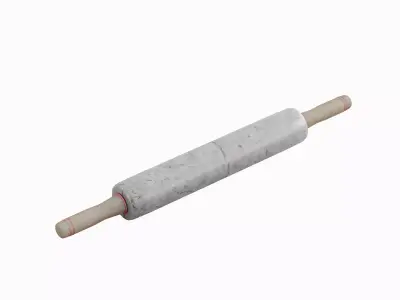 Marble Rolling Pin 03 Low-poly 3D model