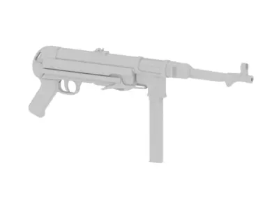 Schmeisser mp-40 3D model 3D model