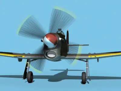 Hawker Hawker Tempest MK1 V05 3D model