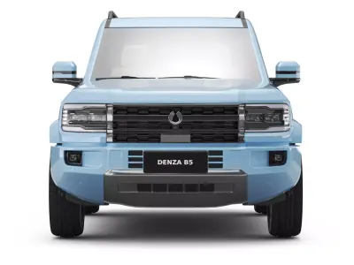 2026 BYD DENZA B5 with Interior 3D model