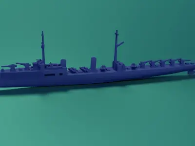 Okhotnik destroyer 1917 3D print model