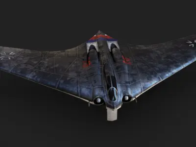 Horten Ho 229 Low-poly 3D model