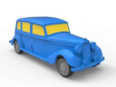 Humber 1945 Classic Car 3D print model