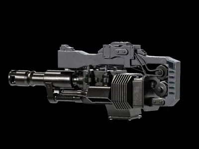 Sci-fi Gun 3D model get