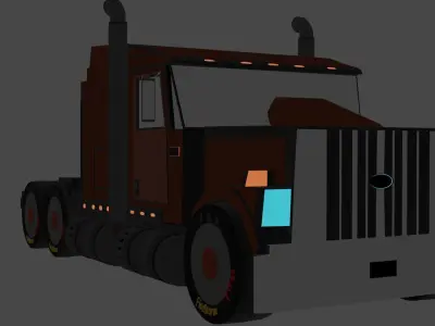 Semi Truck 3D model