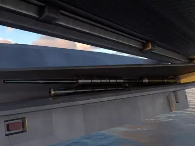  Star Wars TIE Reaper JOW POLY  Low-poly 3D model