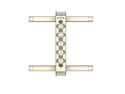 FPV Drone 7 inch aluminum frame 3D model