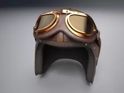Motorcycle Helmets Kit 3D model