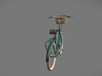 Classic Bicycle Low-poly 3D model buy
