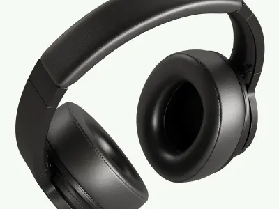 WireWireless headphone 3D model
