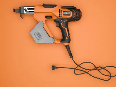 Ridgid Collated Screwdriver Low-poly 3D model