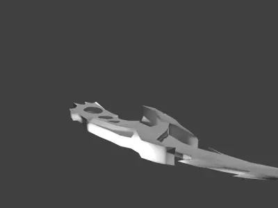 Knife sword Free low-poly 3D model purchase