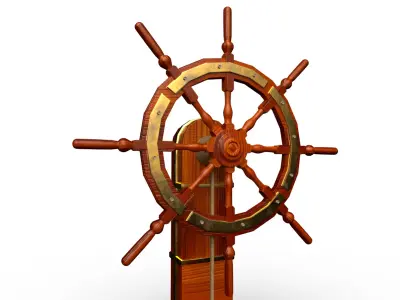 Ship Helm 3D model