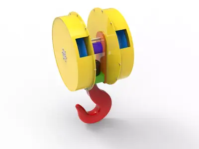 Crane hook 3D model purchase