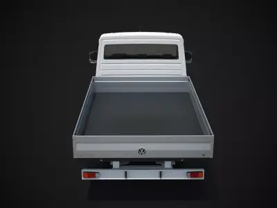 VW Crafter Pickup Short Cab 3D model