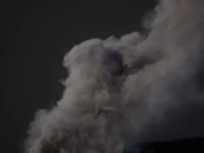 Animated Smoke Plume 9 Free 3D model