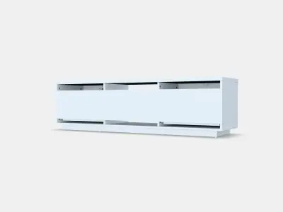 BYAS TV bench Low-poly 3D model