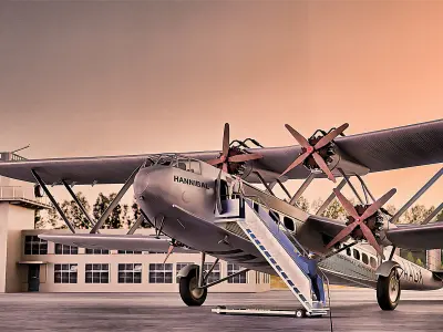 Airport Croydon Free 3D model