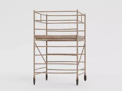 -Old Scaffolding V1- 3D model