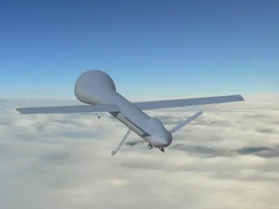 UAV AIRPLANE 3D model