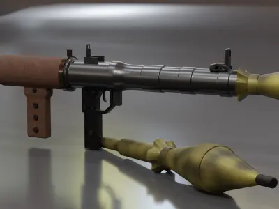 RPG-7 Free low-poly 3D model purchase