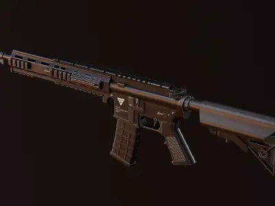 WEAPON PACK 01 Low-poly 3D model Low-poly 3D model