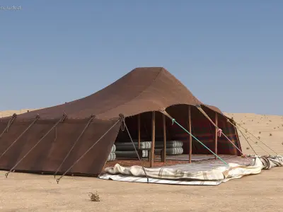 Traditional Bedouin Tent 3D model
