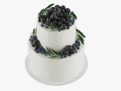 Wedding Cake 02 3D model