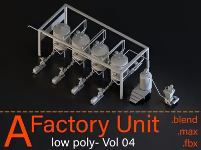 Factory unit- Vol4 3D model