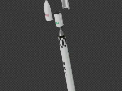 ABL Space Systems RS1 3D model