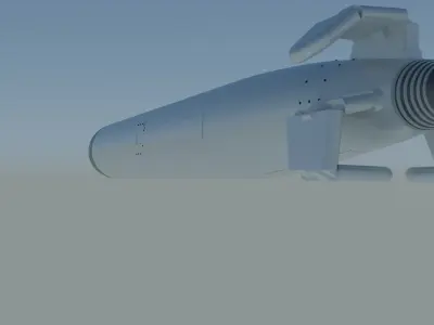 KH-55 Russian Cruise Missile 3D print model