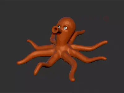 octopus 3d free Free 3D model
